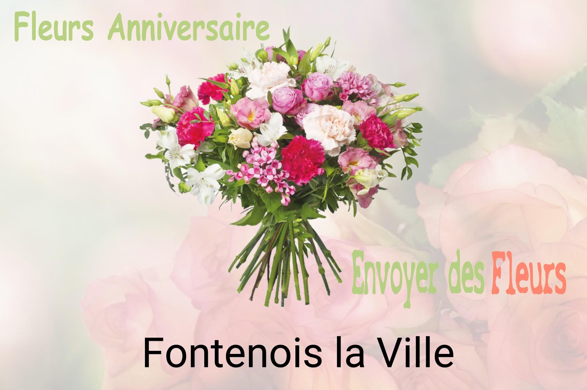 Bouquet de fleurs d’anniversaire livré à Fontenois-la-Ville