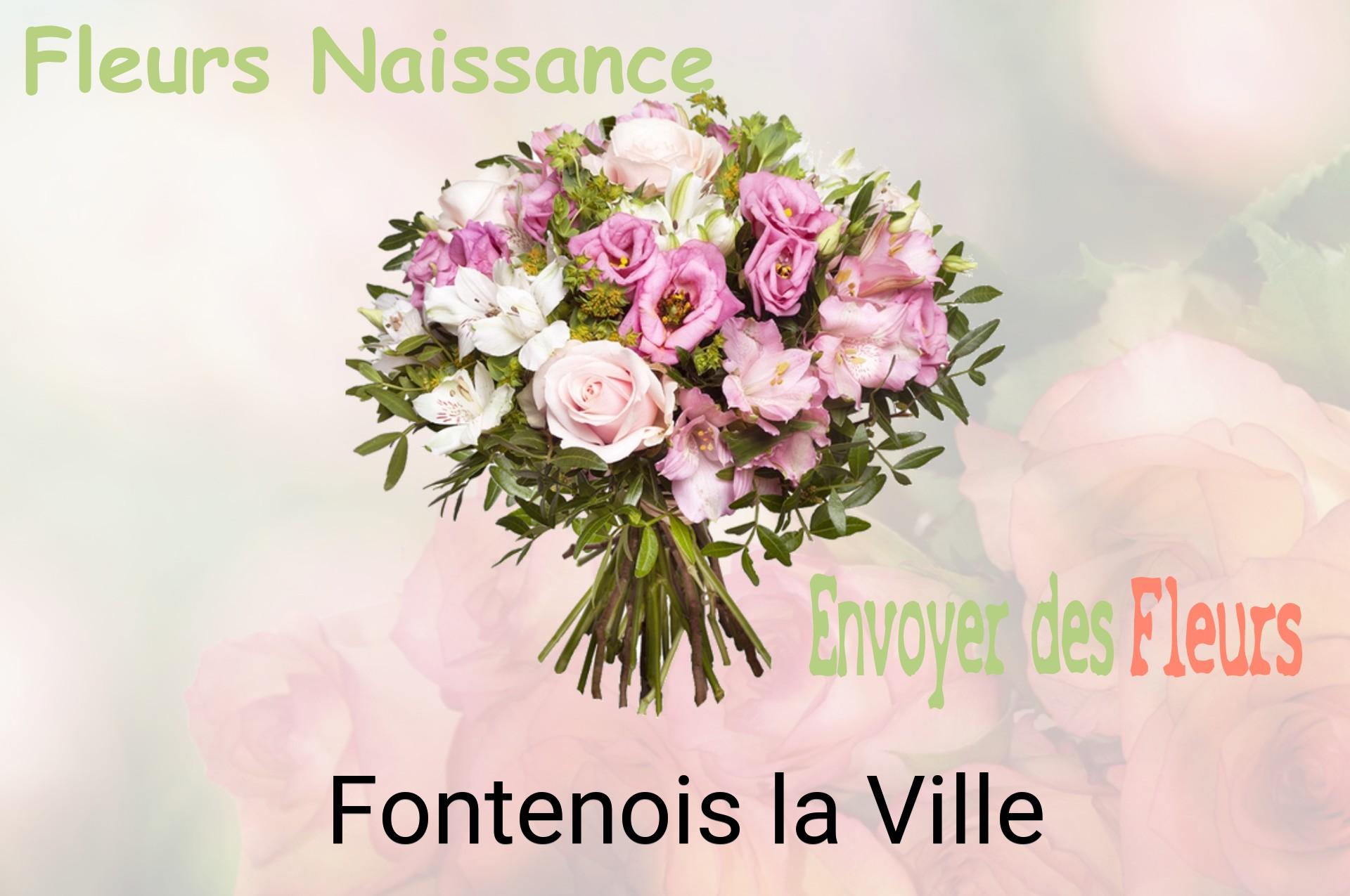 Bouquet de fleurs de naissance livré à Fontenois-la-Ville
