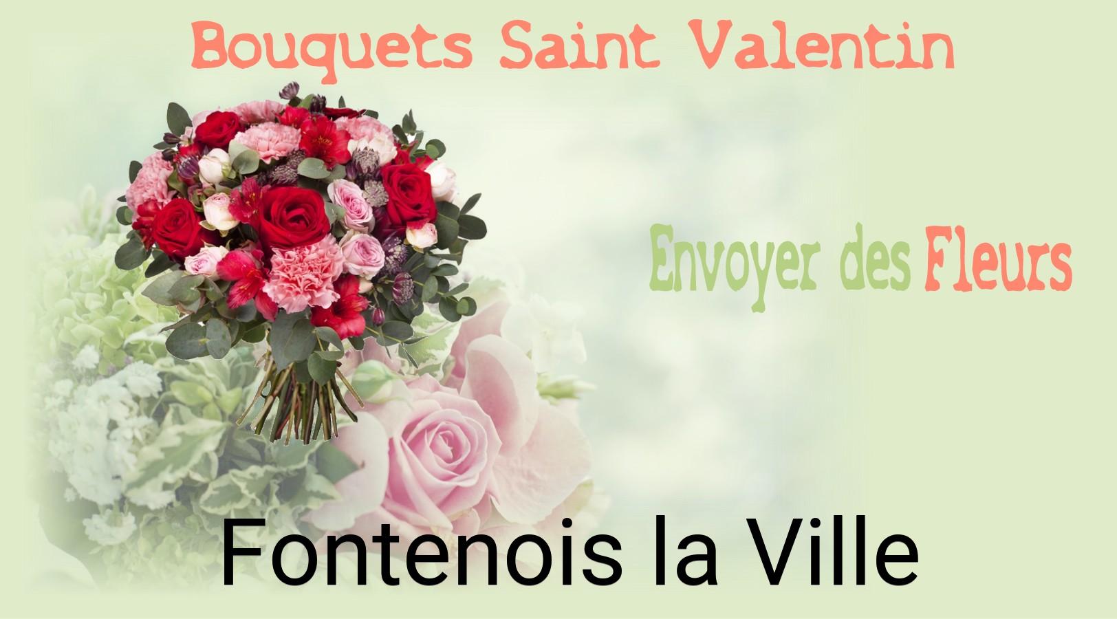 Roses de Saint-Valentin livrées à Fontenois-la-Ville